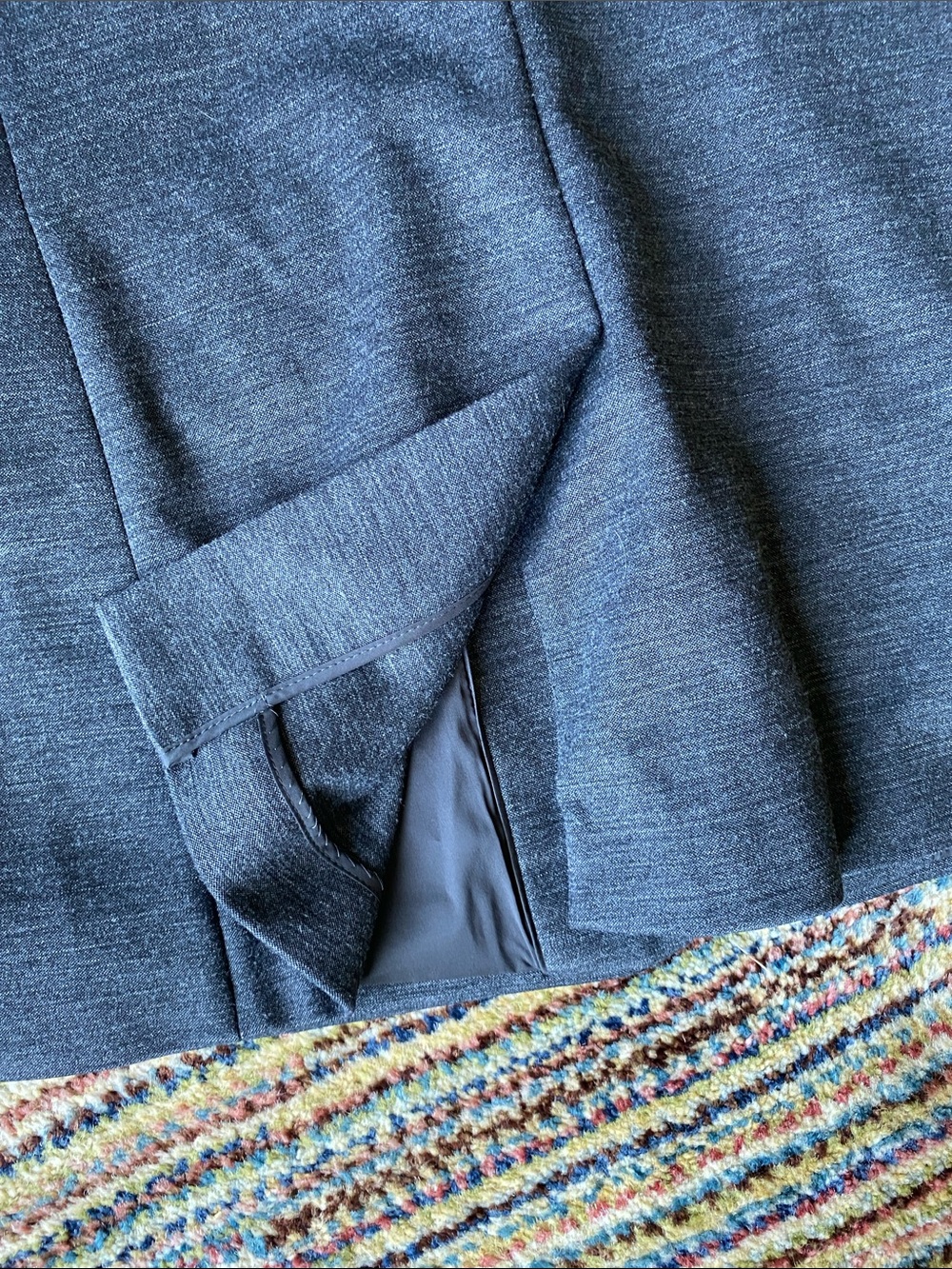 Ann Taylor Charcoal Gray Wool/Poly Blazer - Picture 12 of 12